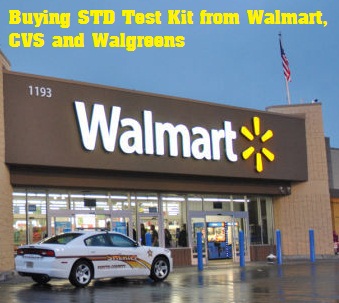buying std test kit from walgreens, cvs and walmart