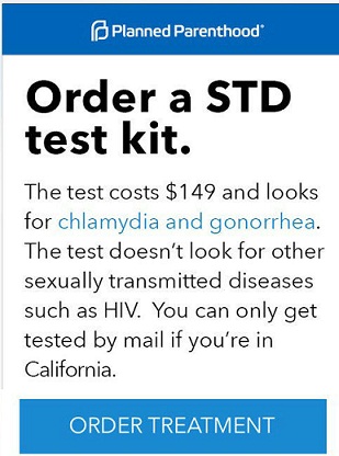 cost of planned parenthood std testing