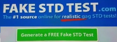 free fake std test results generator